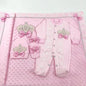 5pcs Newborn Baby Lace Girl Outfits Set Kids Clothing Real Cotton Infant Care Products Body Suit Shirt Pants