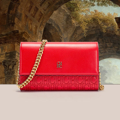 Classic Solid Color Exquisite Craftsmanship Light Luxury Design New 2025 Chain Bag Letter Element Women's Crossbody Bag