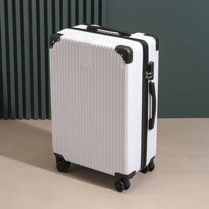 Aluminum Frame Carry-On Suitcase Luggage Mute Trolley Case Universal Wheel Durable And Sturdy Password Valise De Voyage