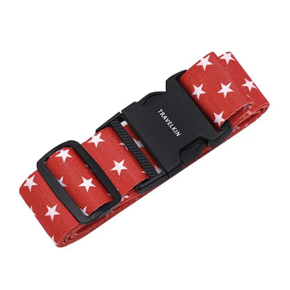 Anti-theft Luggage Buckle Cross Strap Adjustable Bundling Packing Baggage Belt Cross Strap Suitcase Belts Bag Part Accessories