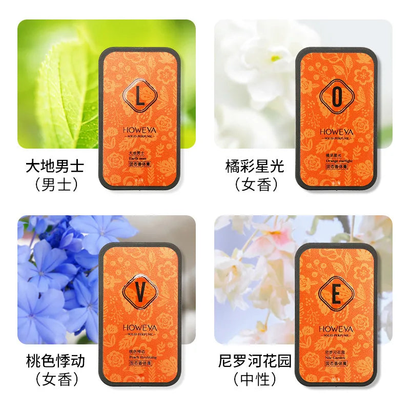 Solid Perfumes Long Lasting Fragrance Body Antiperspirants Fresh Portable Natural Reverse Paris for Men