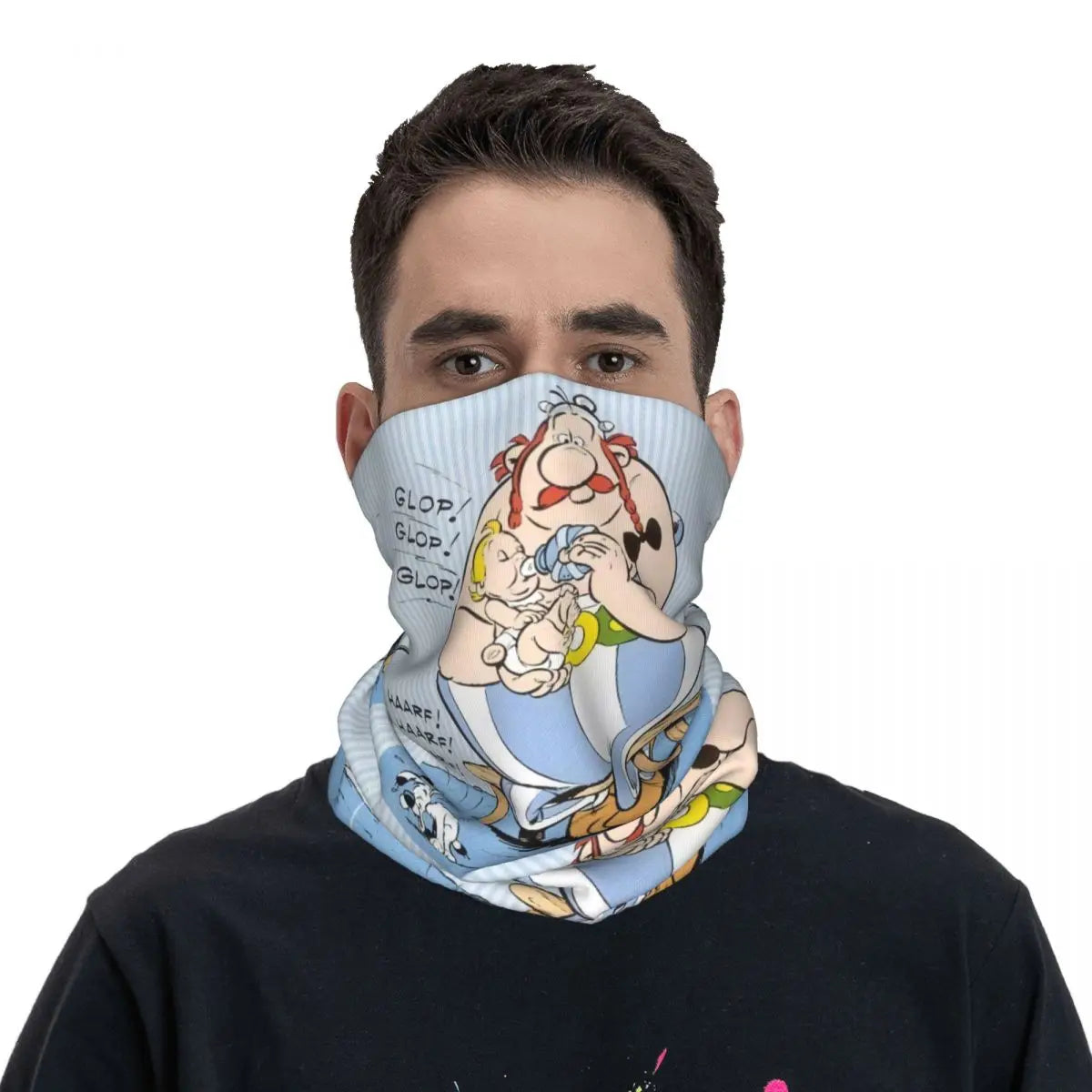 Taking Care Of The Baby Scarf Neckerchief Neck Face Mask Polyester