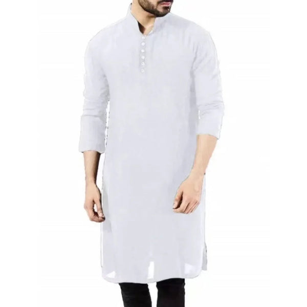 Muslim Robe Pakistan Muslim Islamic Clothing  Muslim Sets Muslim Men Clothing 2025 Arabic Style Fashion Simple Long Men's Shirt