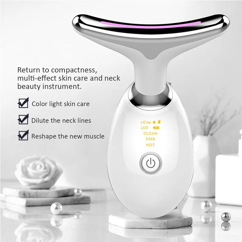 Facial Beauty Instrument Beauty Machine Anti-Wrinkle Chin And Neck Facial Massage Instrument Wrinkle Skin Care Tools