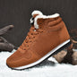 Winter Men Boots Casual Warm Ankle Boots Shoes for Man Sneakers Winter Plush Fur Footwear Comfortable Platform Snow Boots