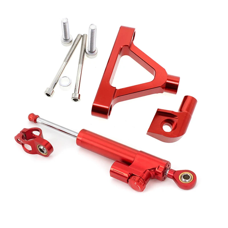 For KAWASAKI ZX10R 2004-2005 Motorcycles Steering Stabilize Damper Bracket Mount Mounting Support Holder Kit Set