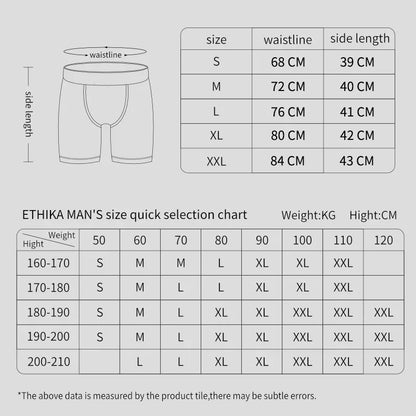 6Pcs Fashion Print Men Underwear Boxer Cueca Male Panty Lingerie Men Underpants Panty Boxershorts Sexy S-XXL