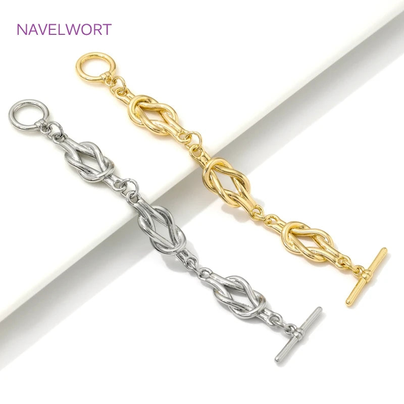 18K Gold Plated OT Clasps Toggle Clasp For Jewelry Making,Brass Bracelet Connector Clasps,For DIY Necklace Making Accessories