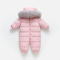 -30 Winter Snowsuit Baby plus velvet Down Jacket Infant Clothes little Girls clothing Boy Climbing Kids Jumpsuit toddler romper