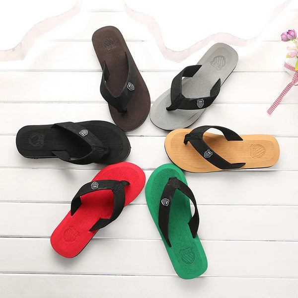 New Sandals Shoes Men Summer Men Flip Flops High Quality Beach Sandals Anti-slip Zapatos Hombre Casual Shoes Man Slippers