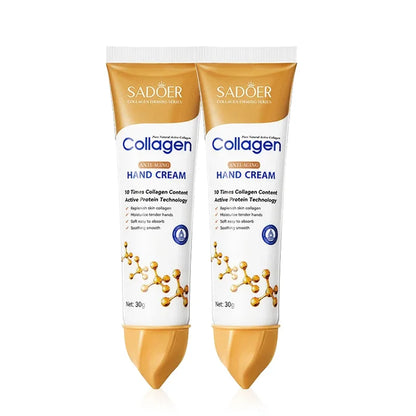 1/2pcs SADOER Collagen Hand Cream Hands Skin Friming Moisturizing Brightening Hydrating Hands Creams Hand Skin Care Products