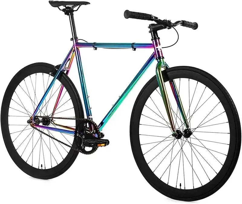 Fixed Gear Single Speed - Perfect Urban Commuter Bicycle With Front Rear Brakes - Ideal For Teens And Adults