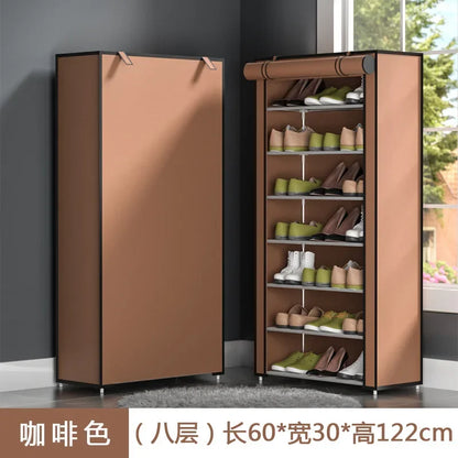 Shoe Cabinet Closed Shoe Rack Simple Multi-layer Shoes Closet Hallway Furniture Shoe Organizer Space Saving Ultra-thin Cabinets