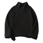 Autumn Winter Long Sleeve Children T-Shirt with Turtleneck Collar for Boys Girls Solid Color Base Shirt Tops Kids Casual Clothes