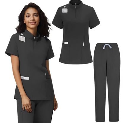 Medical Uniform Scrubs Nursing Wholesale Designer Operating Room Health Medical Blouses Scrub Set Women Scrubs Women Jogger Set