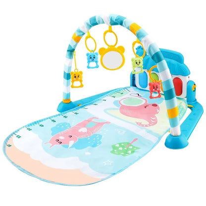 Baby Activity Gym Rack Early Education 0-36 Months Toy Gifts Musical Newborn Piano Keyboard Crawling Blanket Pedal Play Mat (Toy)