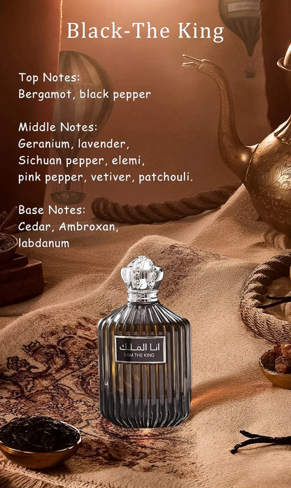 100ml High Quality Original Mens Perfume Dubai Prince Cologne Long Lasting Perfume Light Fragrance Fresh Desert Fragrance Arabia