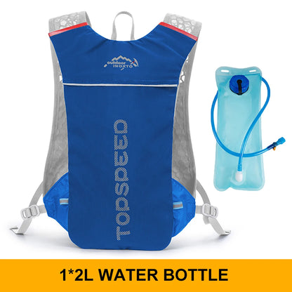 Outdoor Trail Running 5L Ultralight Backpack Hydration Jogging Vest Men Breathable Marathon Bicycle Bag Water Bottle 500ML