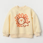 Fleece Children Sweatshirts Winter Plus Velvet T-shirts for Kids Cartoon Boys Girls Blouse Thicken Baby Pullover Toddler Outfits