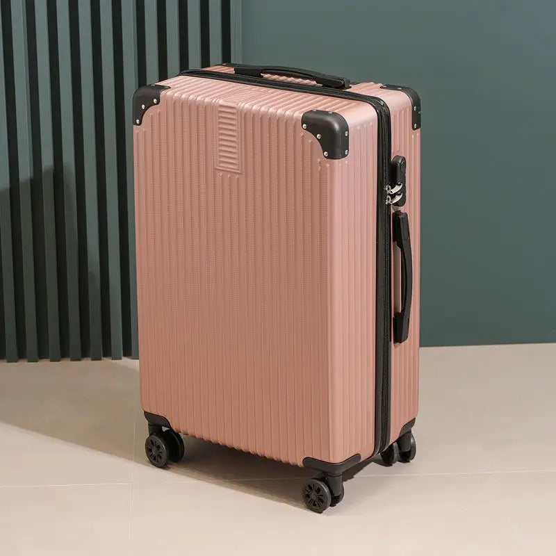 Aluminum Frame Carry-On Suitcase Luggage Mute Trolley Case Universal Wheel Durable And Sturdy Password Valise De Voyage