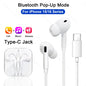 Apple iPad Laptops Tablet Headphones For iPhone 16 15 14 13 12 11 Pro Max Earphones X XS 7 8 Plus 3.5mm Stereo Wired Earbuds