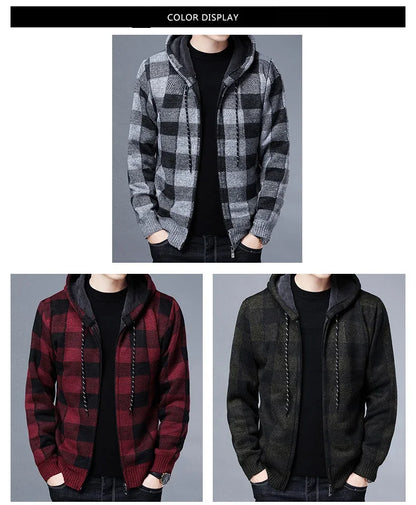 Men Sweater Jacket Fashion Winter