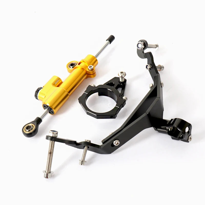 Motorcycle Steering Damper Bracket Stabilizer Mounting Kit Aluminum For Kawasaki Z900RS z900rs Z 900 RS 2018-2025