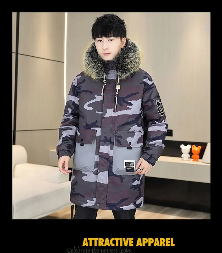 Thick Fleece Hooded Parka - Trendy Winter Jacket