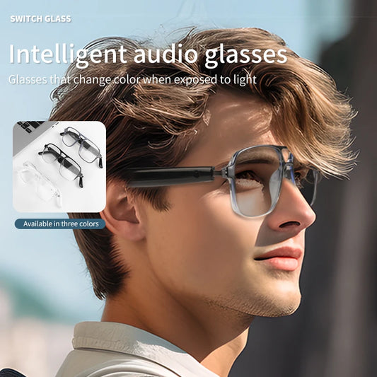 GS10Bluetooth glasses smart glasses listen to songs talk sunglasses anti-UV380 ultraviolet rays support fast charging Sunglasse