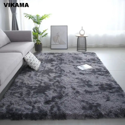 VIKAMA Modern Minimalist Luxury Living/Bed Room Carpet Silk wool Sofa Coffee Table Bedroom Bedside Non-slip Easy-to-clean Carpet