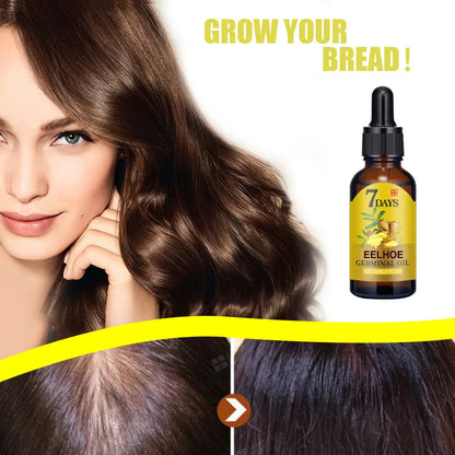 EELHOE Ginger Hair Growth Oil Natural Essentail Anti-Hair Loss Treatment Hair Hydrating Growth Nutrient Solution Care Products