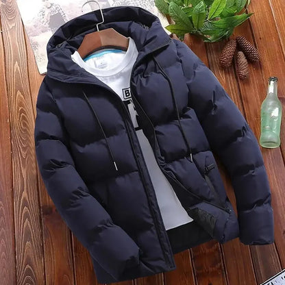 Men's Hooded Thick Puffer Jacket