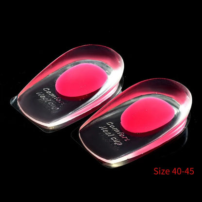 1 Pair Silicone Gel Insoles Men Women Heel Spurs Pain Relief Treatment Feet Pads Shock Absorption Massager Spa Foot Care Tools