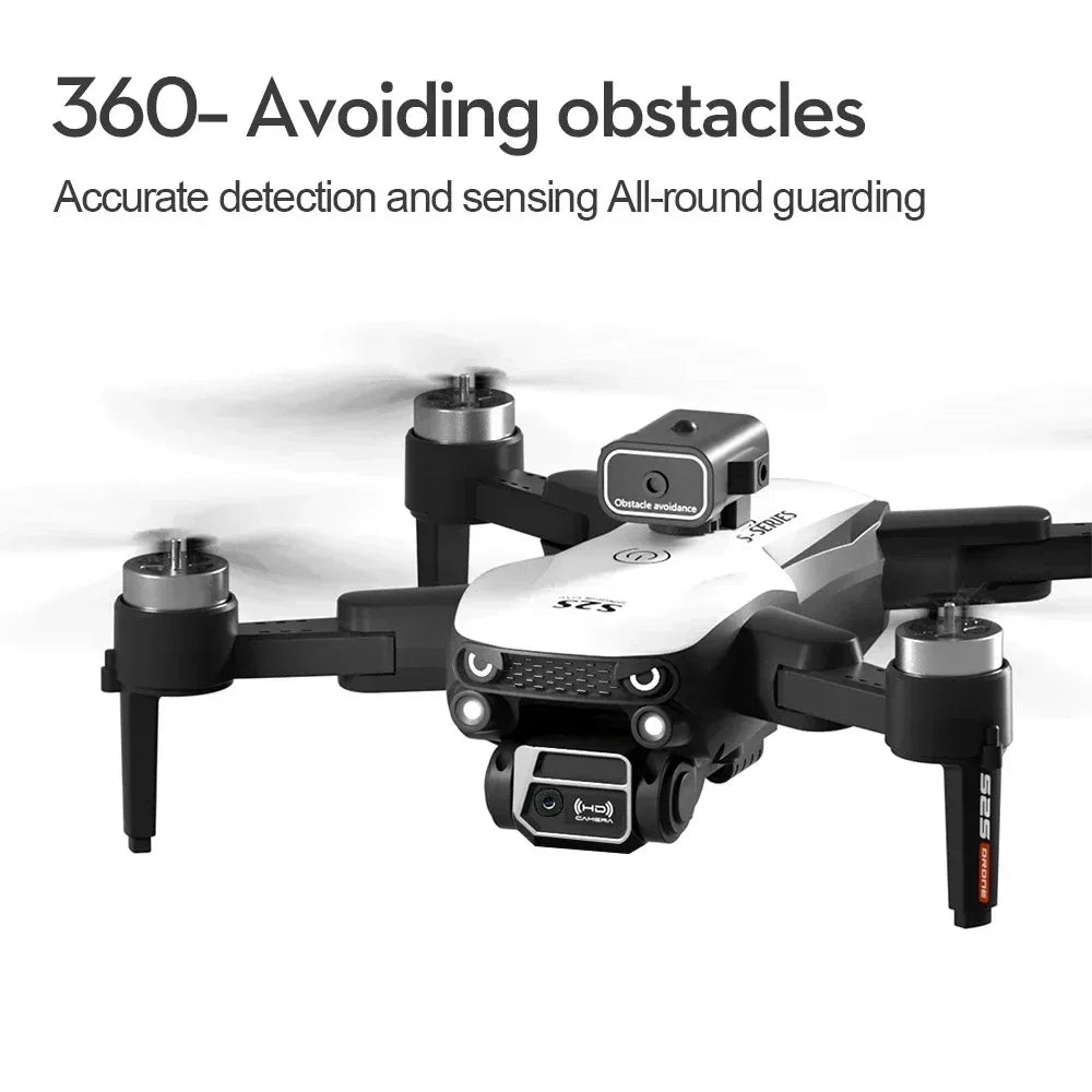 LS-S2S New APP RC Drone 4K Professinal 8K HD Dual Camera 5G WIFI Wide Angle Optical Flow Localization Brushless Motor Quadcopter