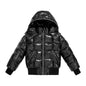 AP 2025 winter kids coat waterproof shine fabric + filling  white duck down girls boys children coats