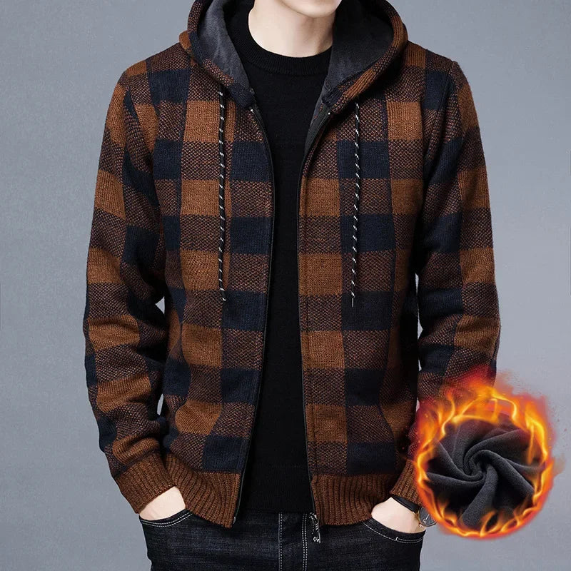 Men Sweater Jacket Fashion Winter