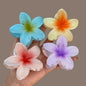 4PCS Fashion Women Flower Hair Clips Vacation Bohemia Egg Flower Hair Clips Barrettes Girls Large Hairpins Hair Accessories.