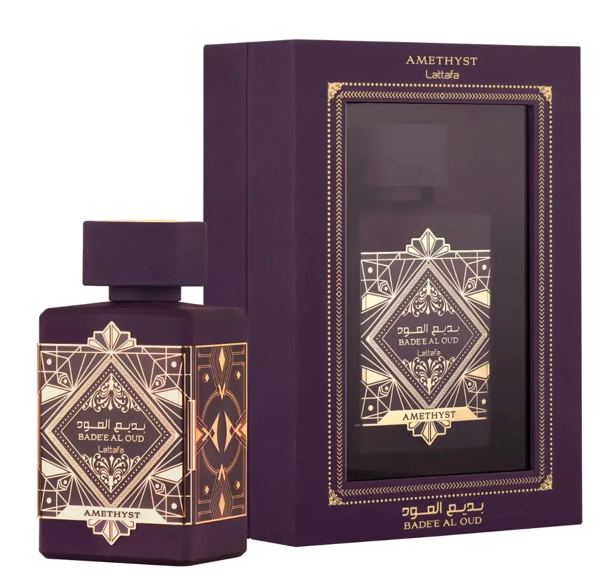 100ml Original Bade'e Al Oud Amethyst Perfume for Men Long Lasting Fragrance High Quality Arabic Perfume for Men