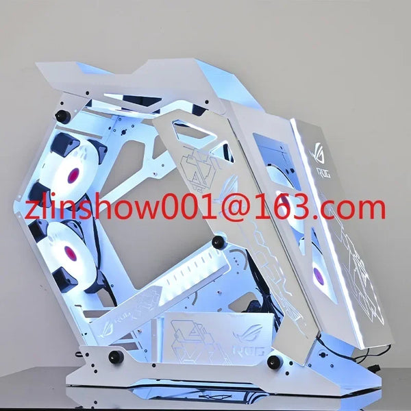 Newly Designed Gaming Computer Cabinet Matx Mini computer Case Full Tower Acrylic Transparent case