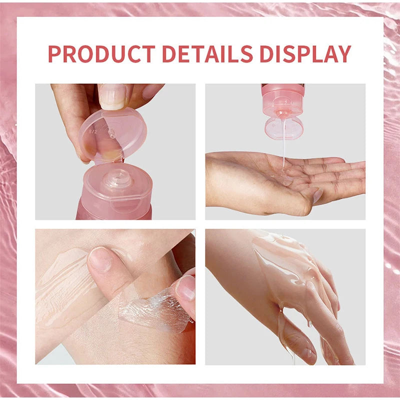 100g Pink Collagen Jelly Cream Peel-off Collagen Night Cream Mask Gentle Essence Shrinks Pores Moisturizes Brighten Serum Gel