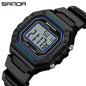 SANDA 2156 Fashion Men's Watches Waterproof Sports Watch For Man Military S-style Shock Stopwatch Shockproof Digital Wristwatch