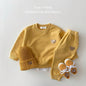 2pc Baby Boys Girls Set Autumn Little Bear Embroidery Tops Coat + Pants Suit Clothes Two-piece Newborn  Spring Winter Sets Kids