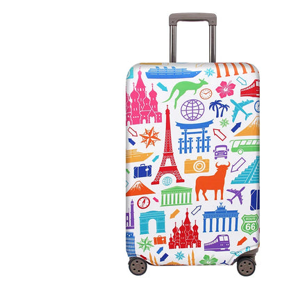 Luggage Cover 2025 New Elastic Suitcase Protective Covers For 18 to 32 Inch Suitcase Protector Cover Thickened Dust-proof Travl