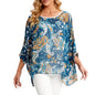 BHflutter 4XL 5XL 6XL Plus Size Women Blouse 2025 Sexy Off Shoulder Leopard Print Summer Tops Tees Casual Chiffon Blouses Shirts