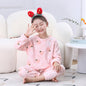 Children's Pajamas Sets Velvet Winter Sleepwear for Kids Warm Girls Pijama Boys Nightwear 3-10years Teenager Home Wear Clothes