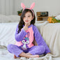 Winter Children Set Pijama Loungewear Pajama Girl Kids Pajamas Boy Children's Pajamas Sleepwear Robe Clothing Mother