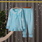 Hot Selling Children Fleece Pajamas Warm Flannel Sleepwear Girls Loungewear Coral Fleece Kids Pijamas Homewear Winter Pyjama Set