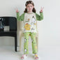 Winter Children Pajama Sets 2025 Cute Girl Cartoon Sleepwear Boys Long Sleeved Pants Pijamas Korean Home Clothes Kid Loungewear