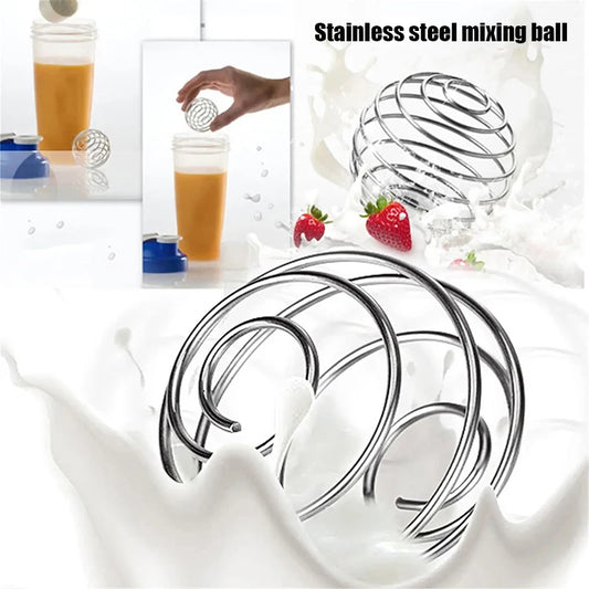 1pc Blender Ball Professional Stainless Steel Shaking Cup Bottle Mixed Balls Drinks Shaker Accessory Mixing Accessories