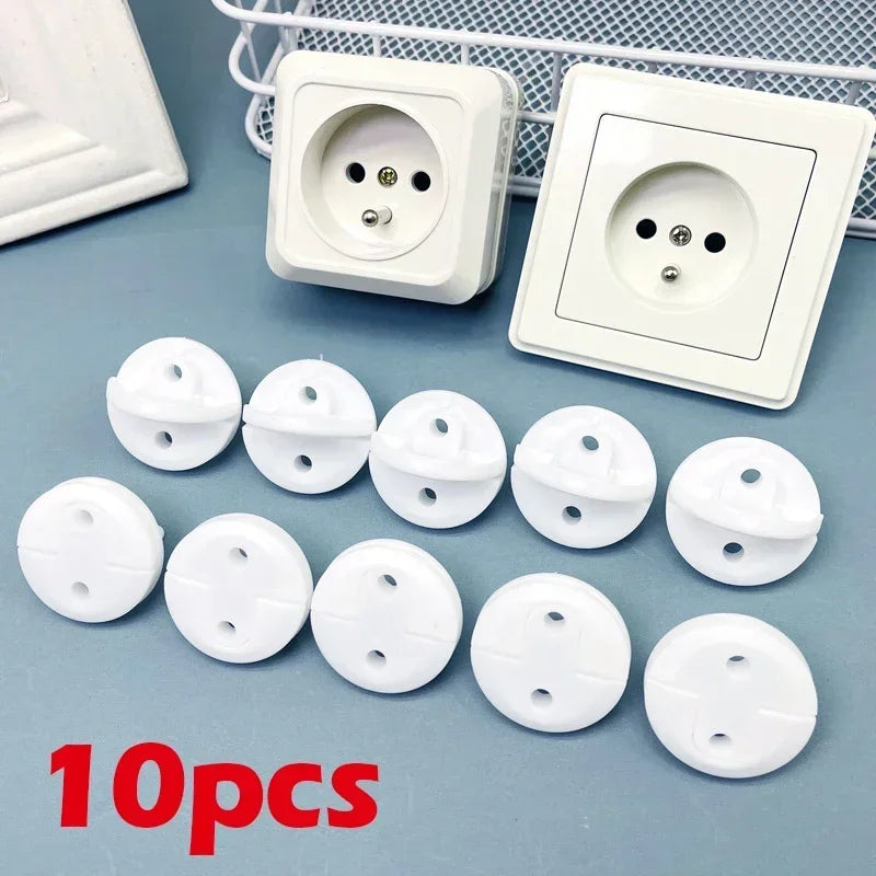 5pcs/10pcs Children Anti Electric Shock Protector Cover Baby Security Protection Electrical Safety Socket Protective Cover